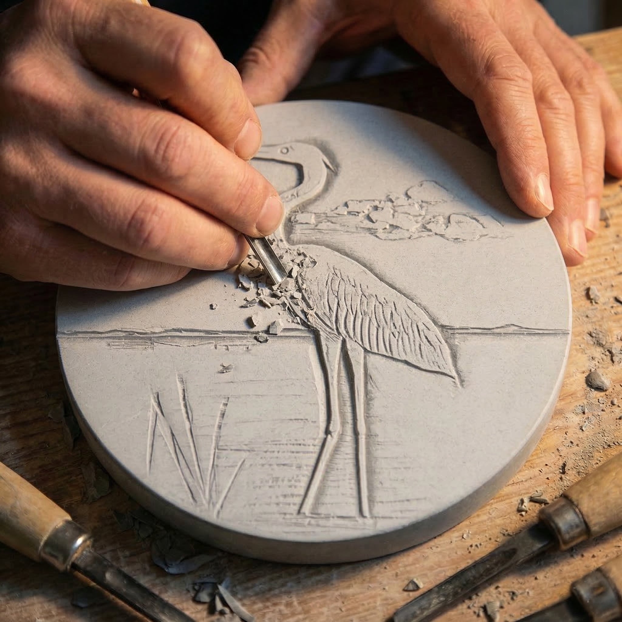 Heron Drink Coasters - MaisonBeach