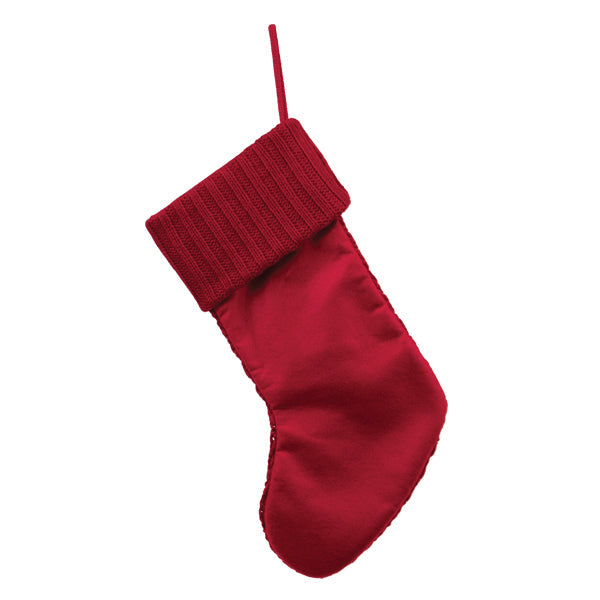 Red Knit Stocking - MaisonBeach