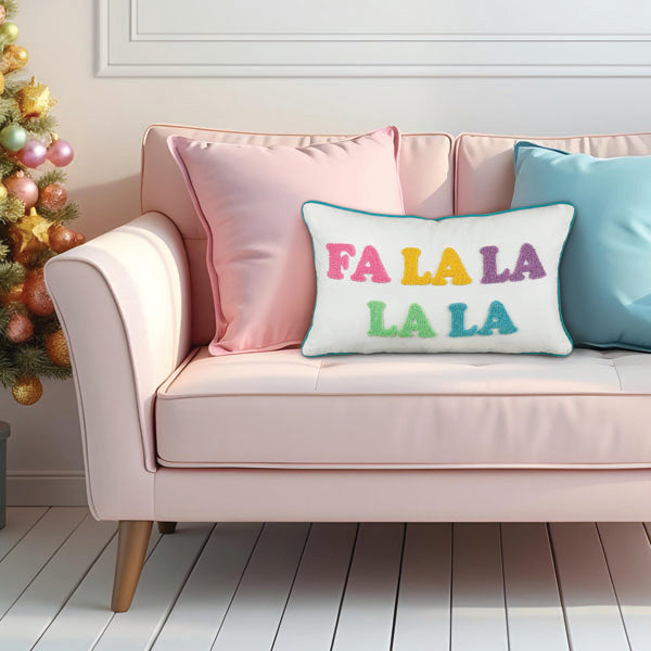 20" Fa La La La La Rectangle Pillow - MaisonBeach