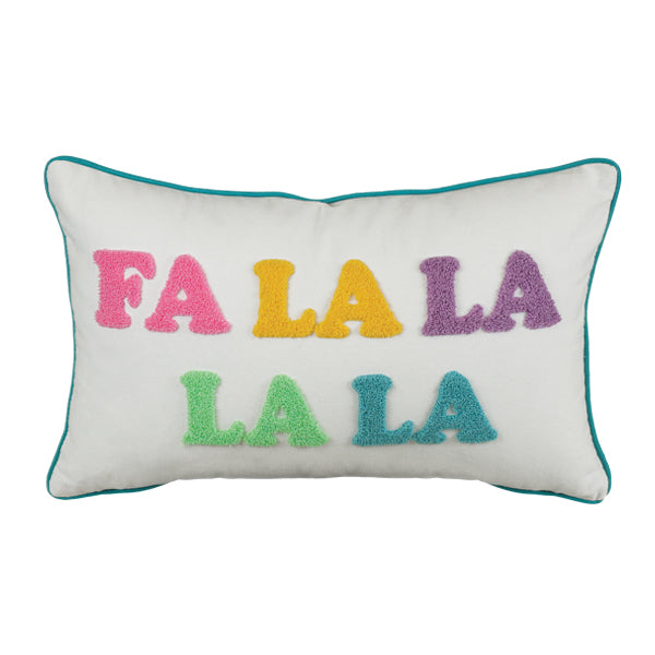 20" Fa La La La La Rectangle Pillow - MaisonBeach
