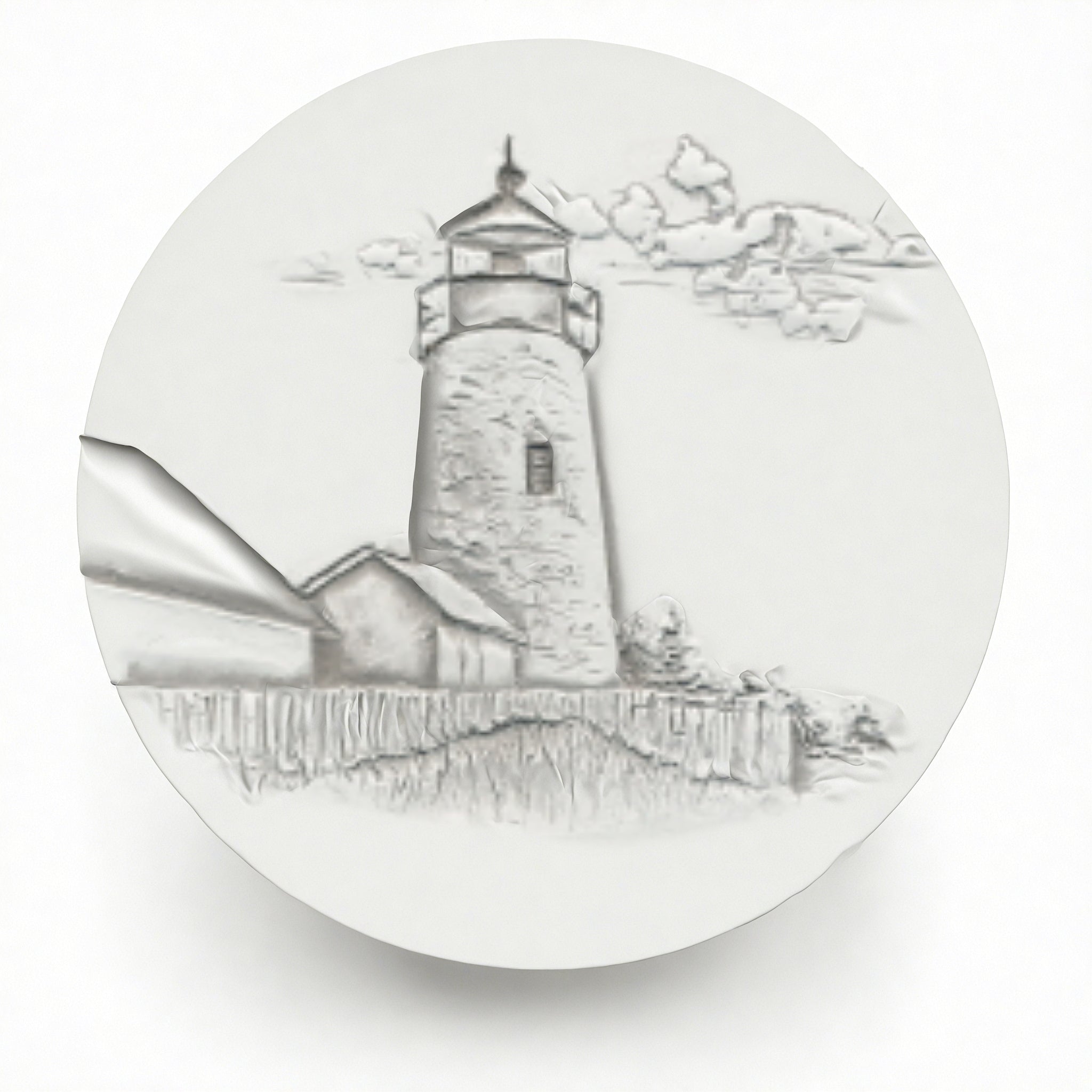 Stone Lighthouse Drink Coasters - MaisonBeach