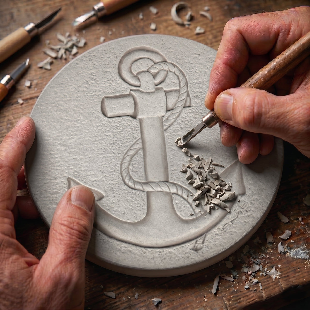 Anchor Drink Coasters - MaisonBeach