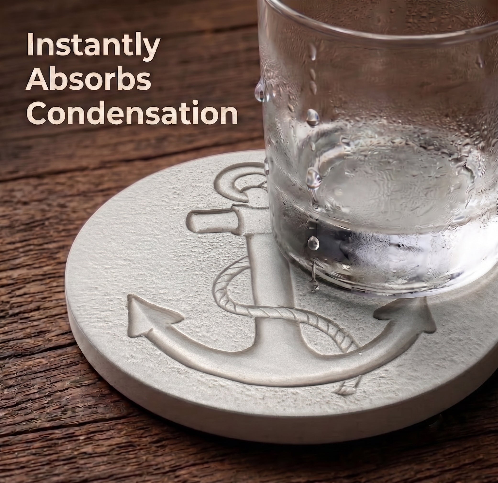 Anchor Drink Coasters - MaisonBeach