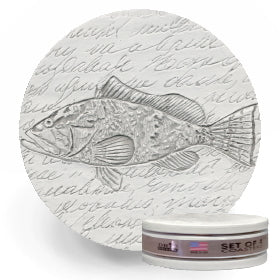 Grouper Drink Coasters - MaisonBeach