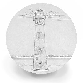 Striped Lighthouse Drink Coasters - MaisonBeach