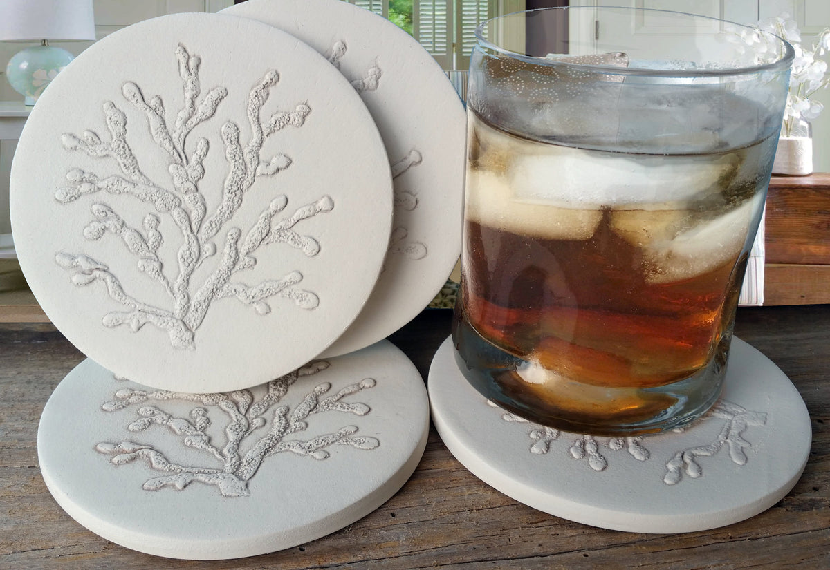 Coral Drink Coasters - MaisonBeach
