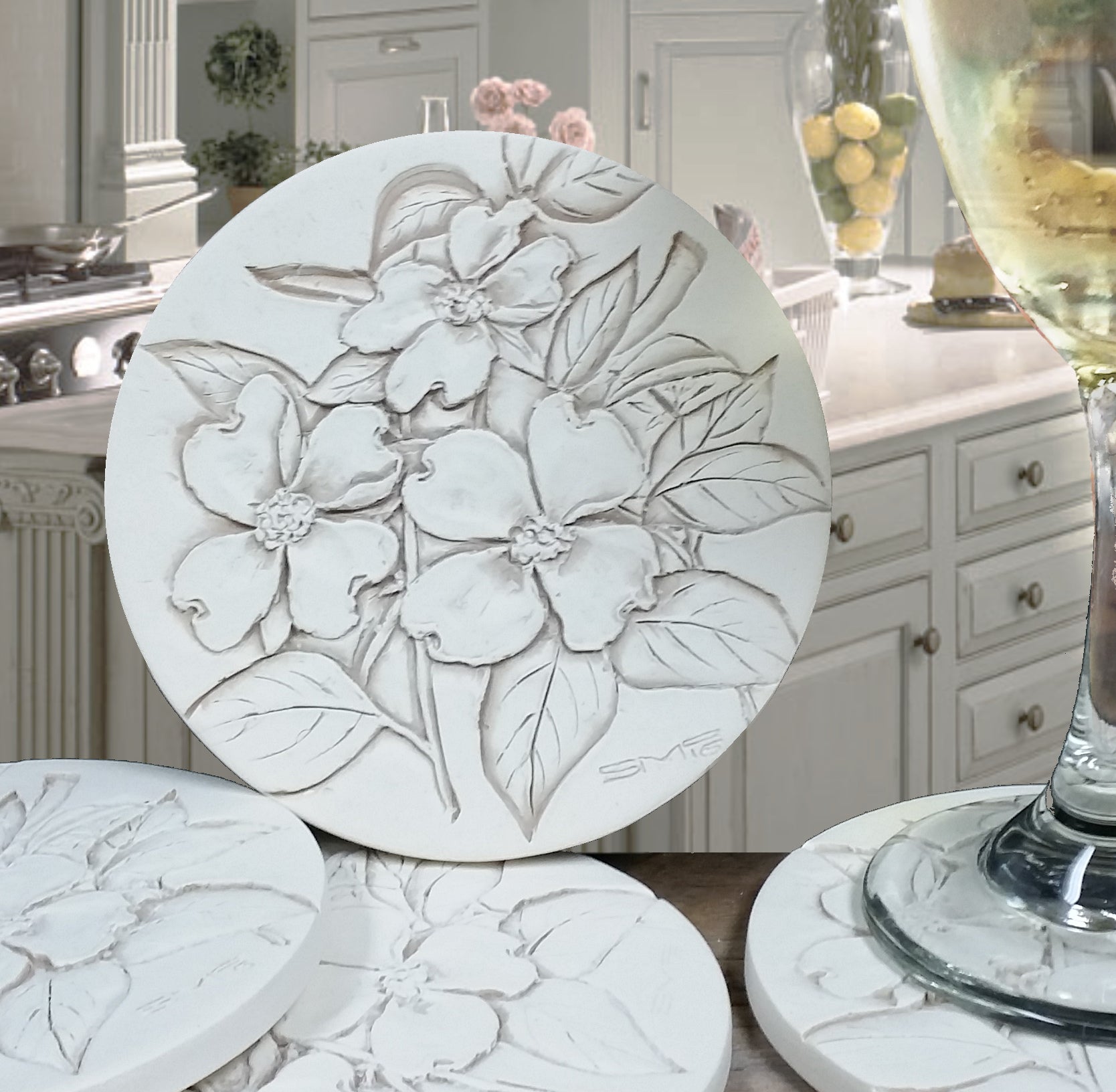 Dogwood Drink Coasters