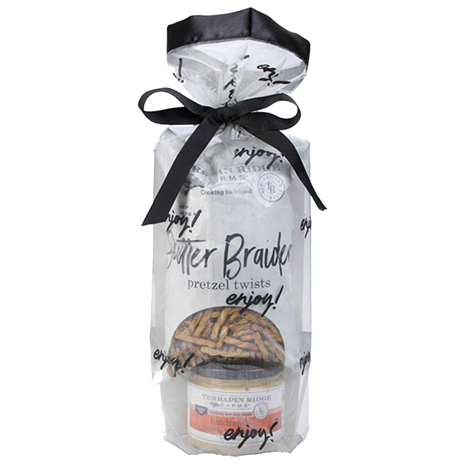 Everyday Grab and Go Giftset with Hatch Chile Cream Cheese Dip and Butter Braided Pretzels - MaisonBeach