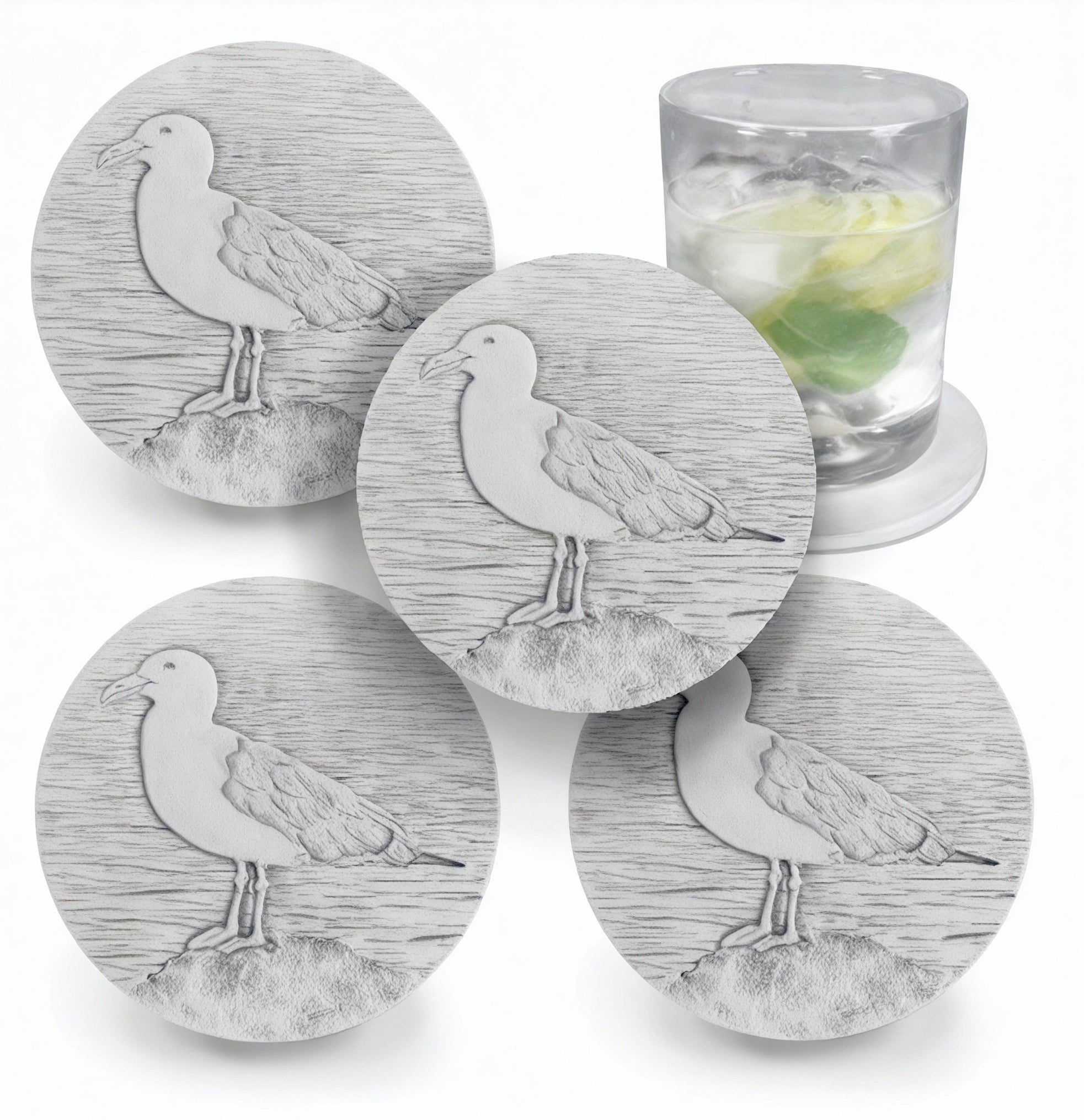 Seagull Drink Coasters - MaisonBeach