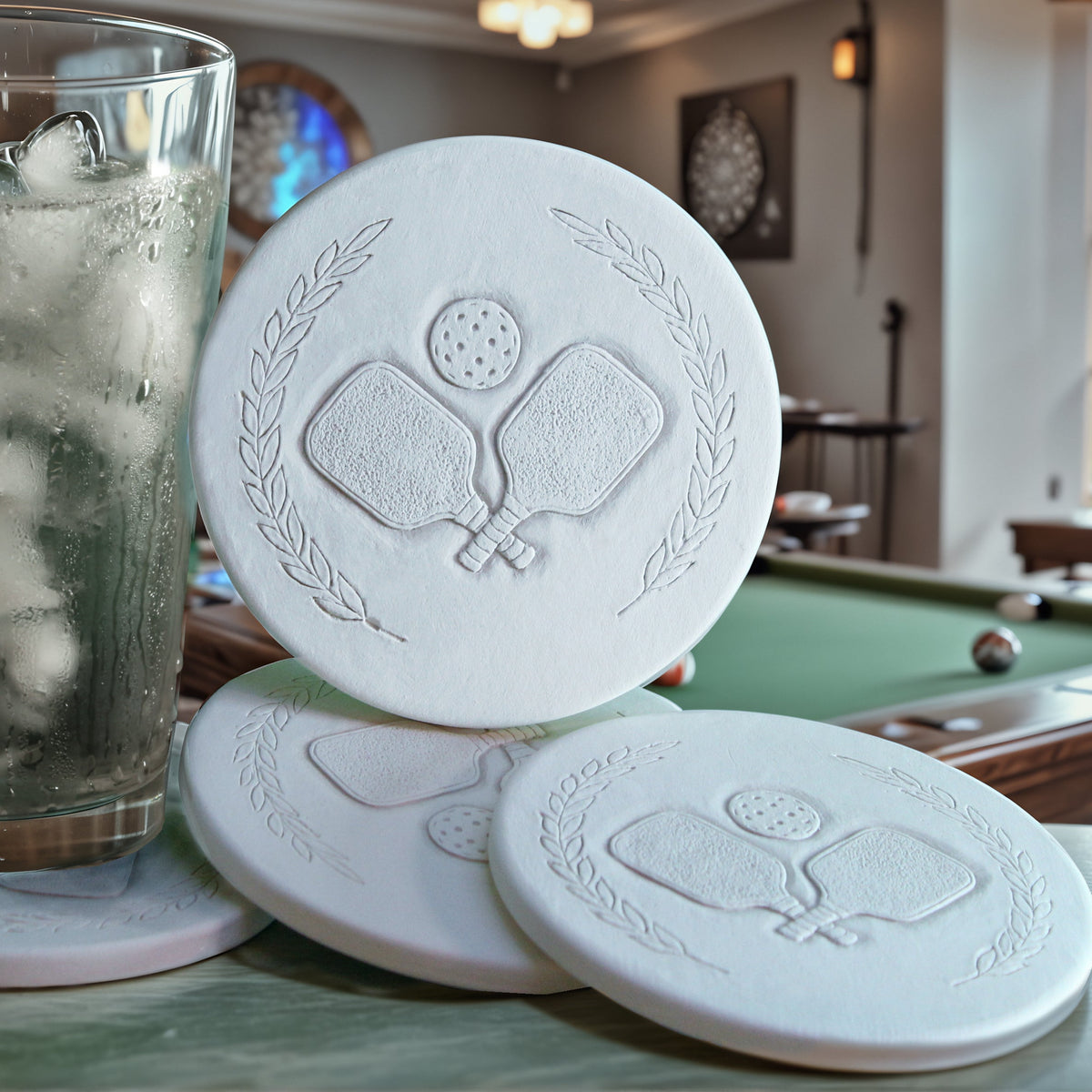 Pickleball Drink Coasters - MaisonBeach