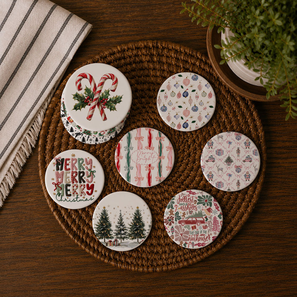 Christmas Coasters - MaisonBeach