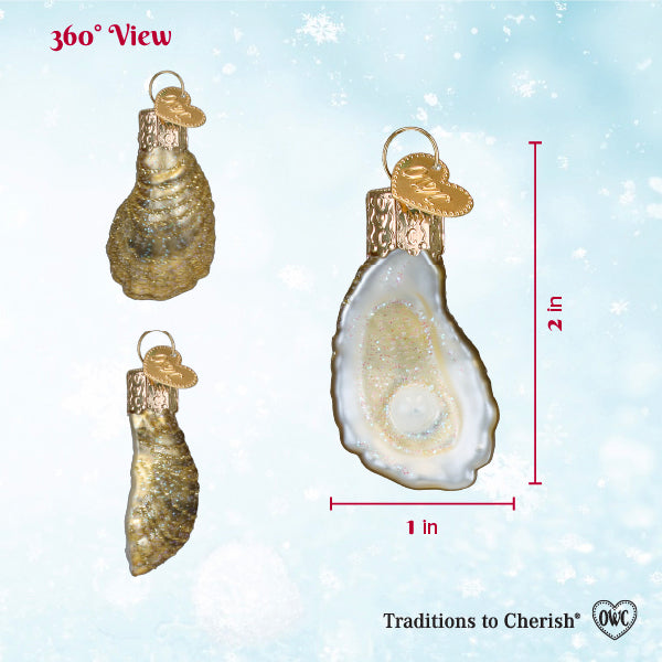 Mini Oyster With Pearl Ornament - MaisonBeach