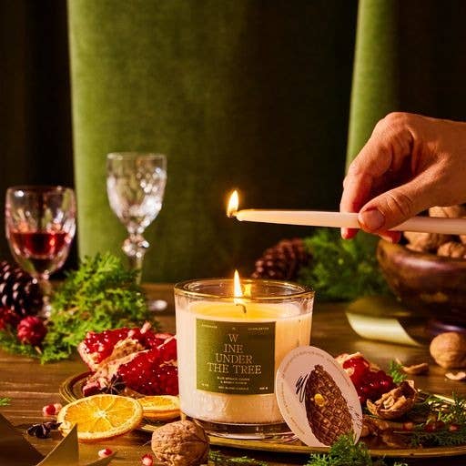Rewined Wine Under The Tree Candle 6 oz - MaisonBeach