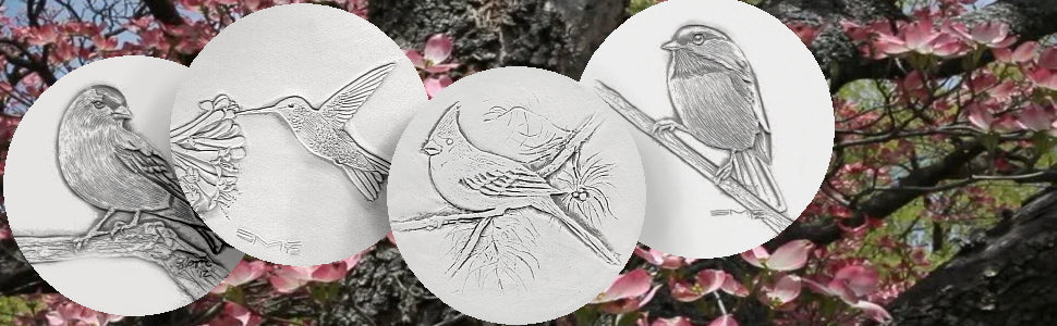 Assorted Birds Drink Coasters - MaisonBeach