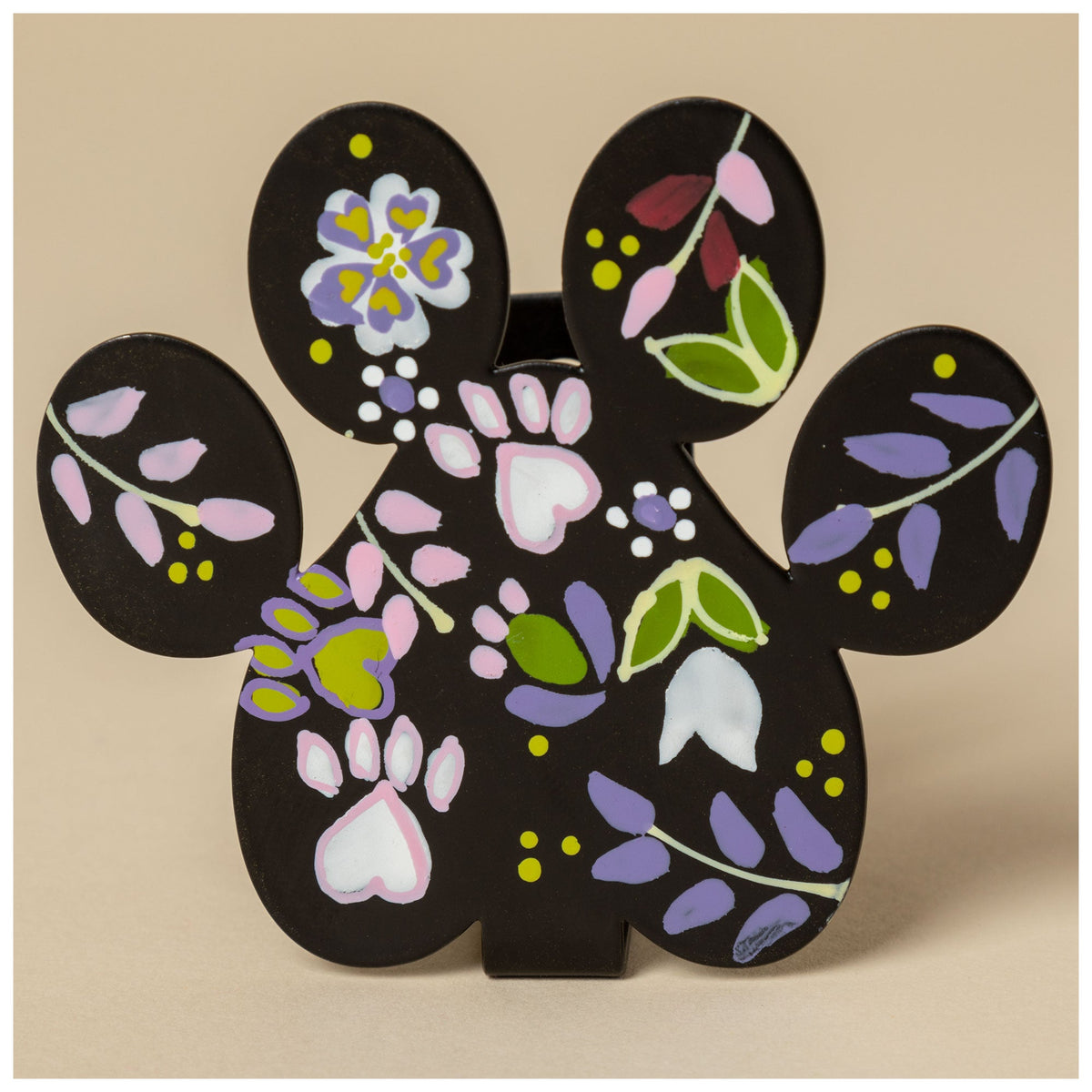 Hand Painted Paw Print Wall Hook - MaisonBeach