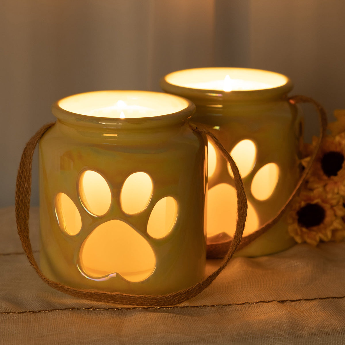 Heart Paw Candle Holder - Set of 2 - MaisonBeach