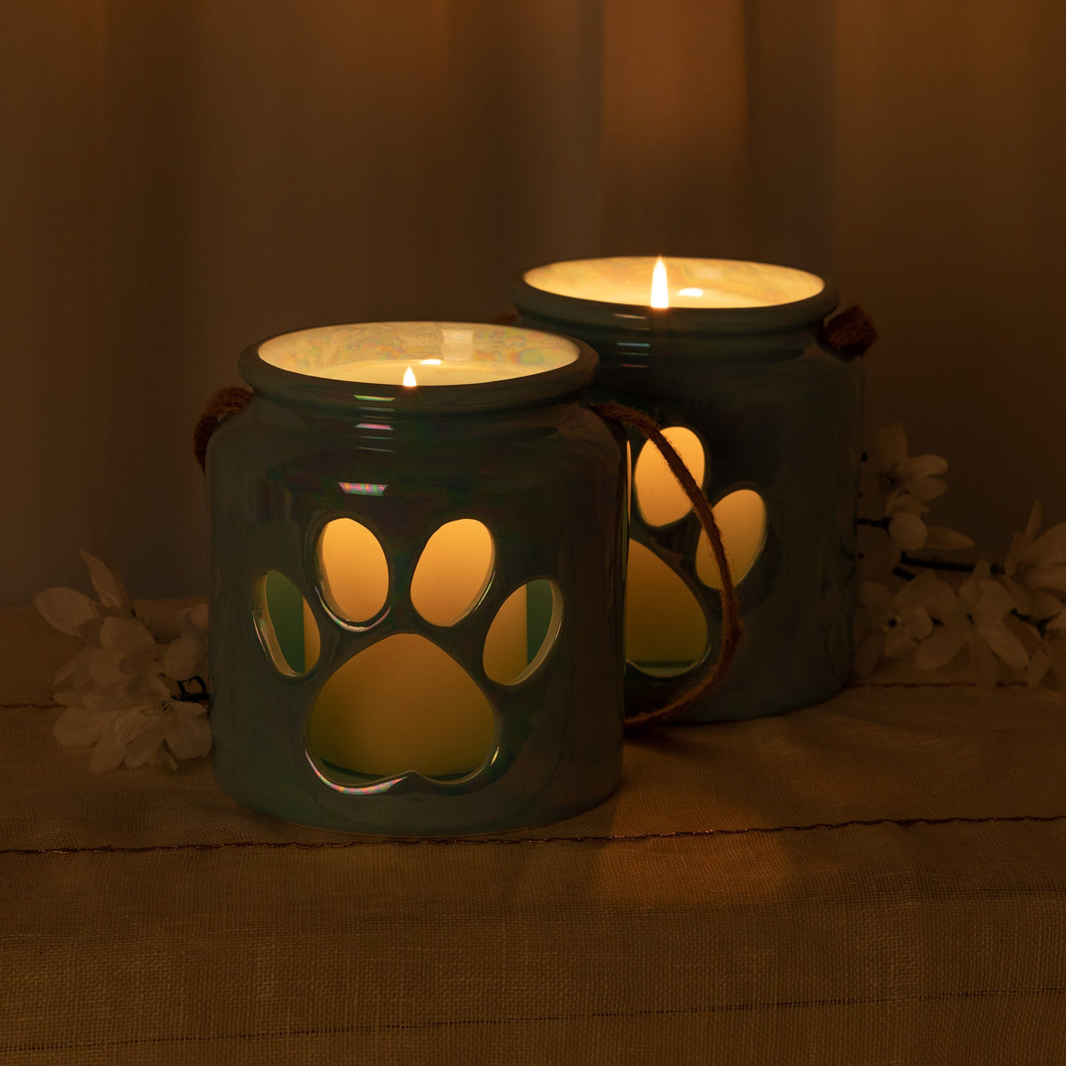 Heart Paw Candle Holder - Set of 2 - MaisonBeach