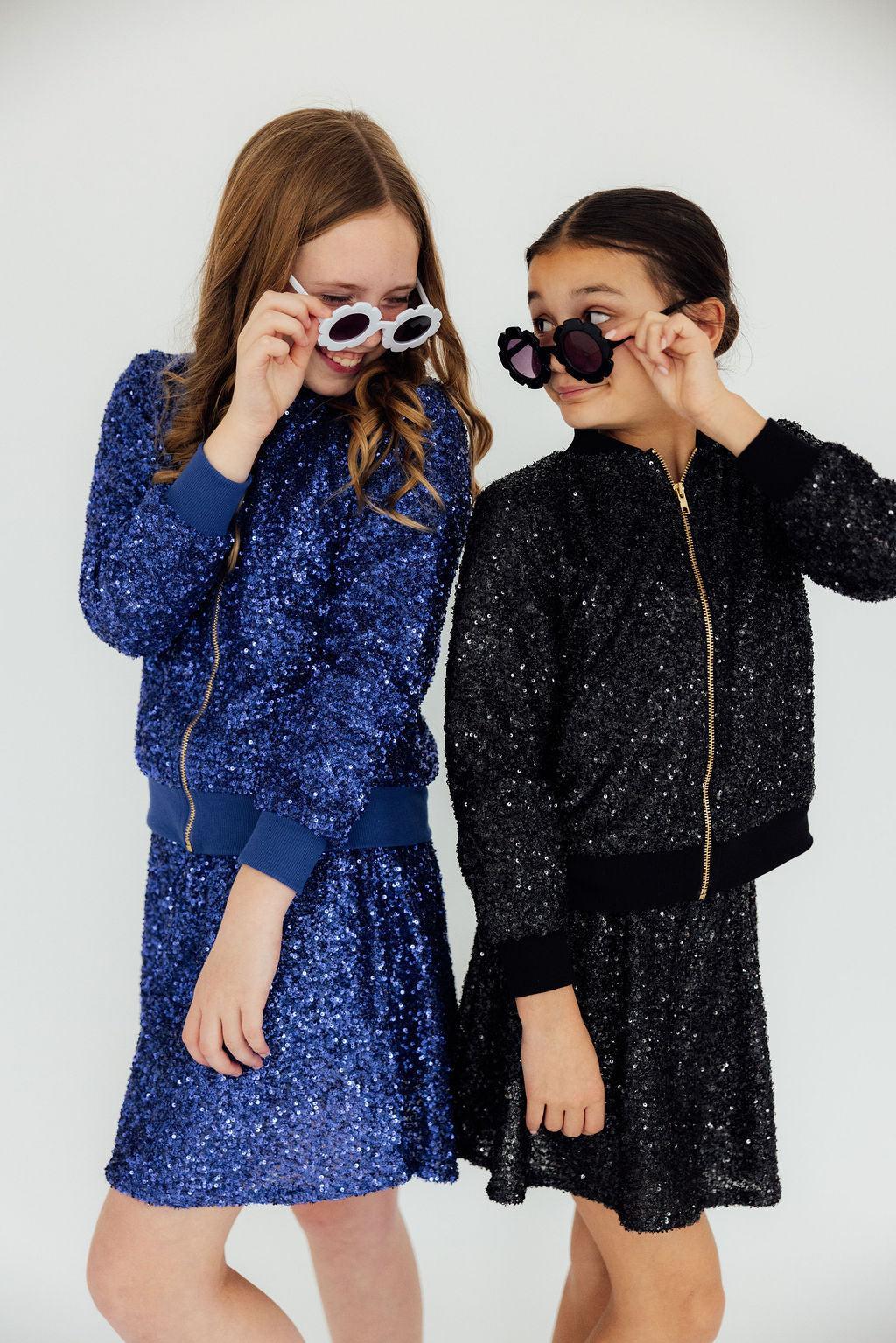 Black Sequin Jacket - MaisonBeach