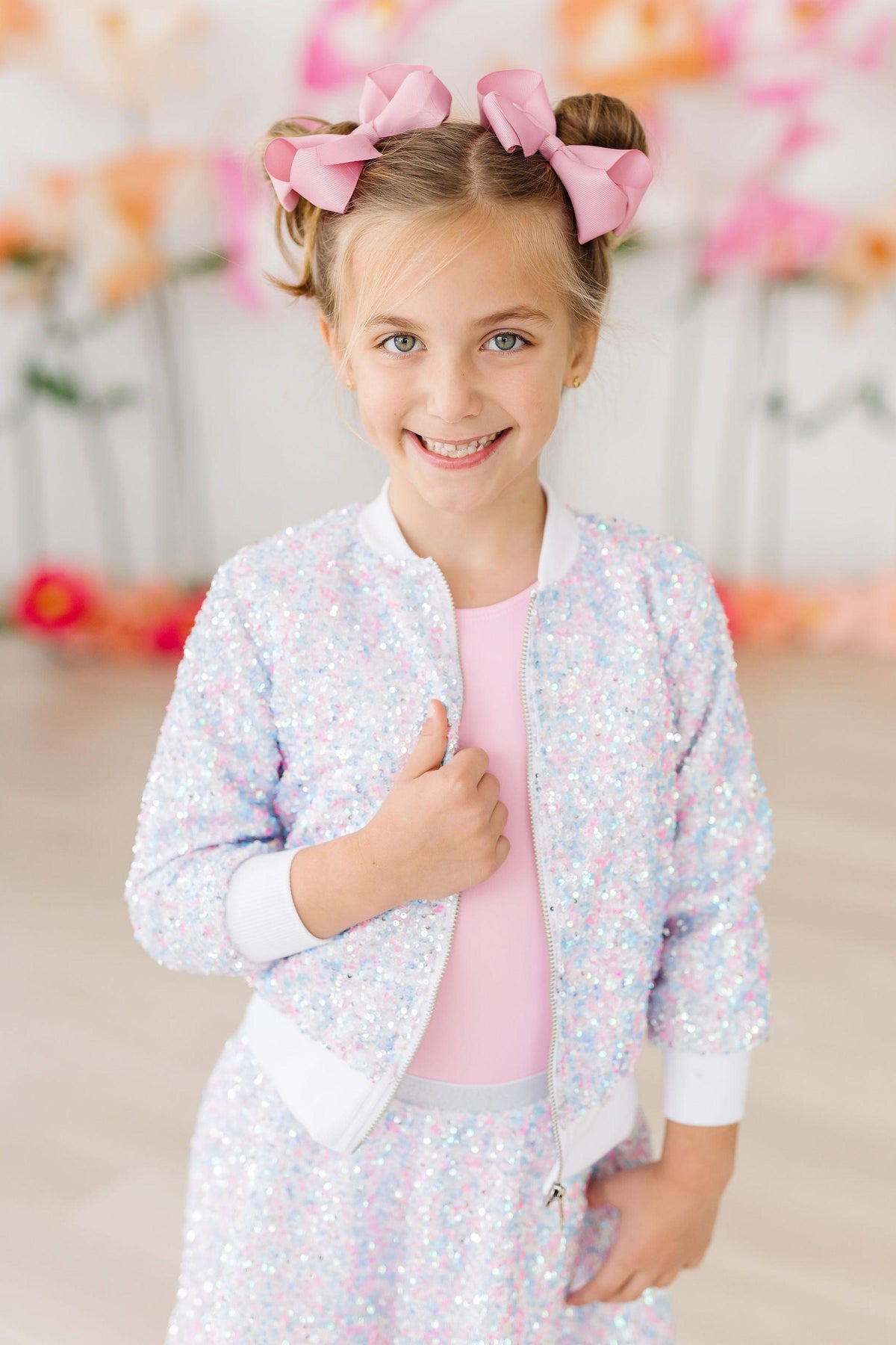Cotton Candy Sequin Jacket - MaisonBeach