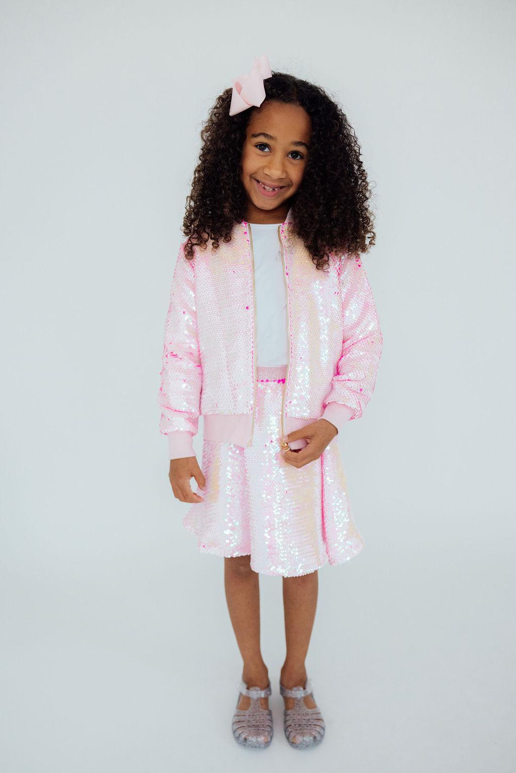 Diva Pink Flip Sequin Jacket - MaisonBeach