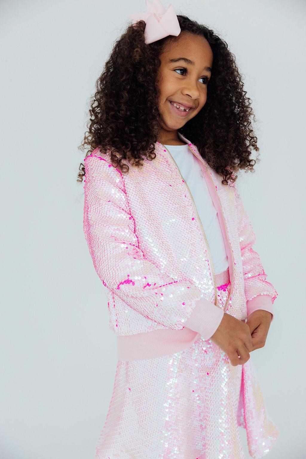 Diva Pink Flip Sequin Jacket - MaisonBeach