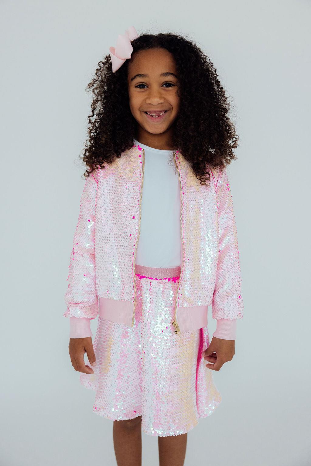 Diva Pink Flip Sequin Jacket - MaisonBeach