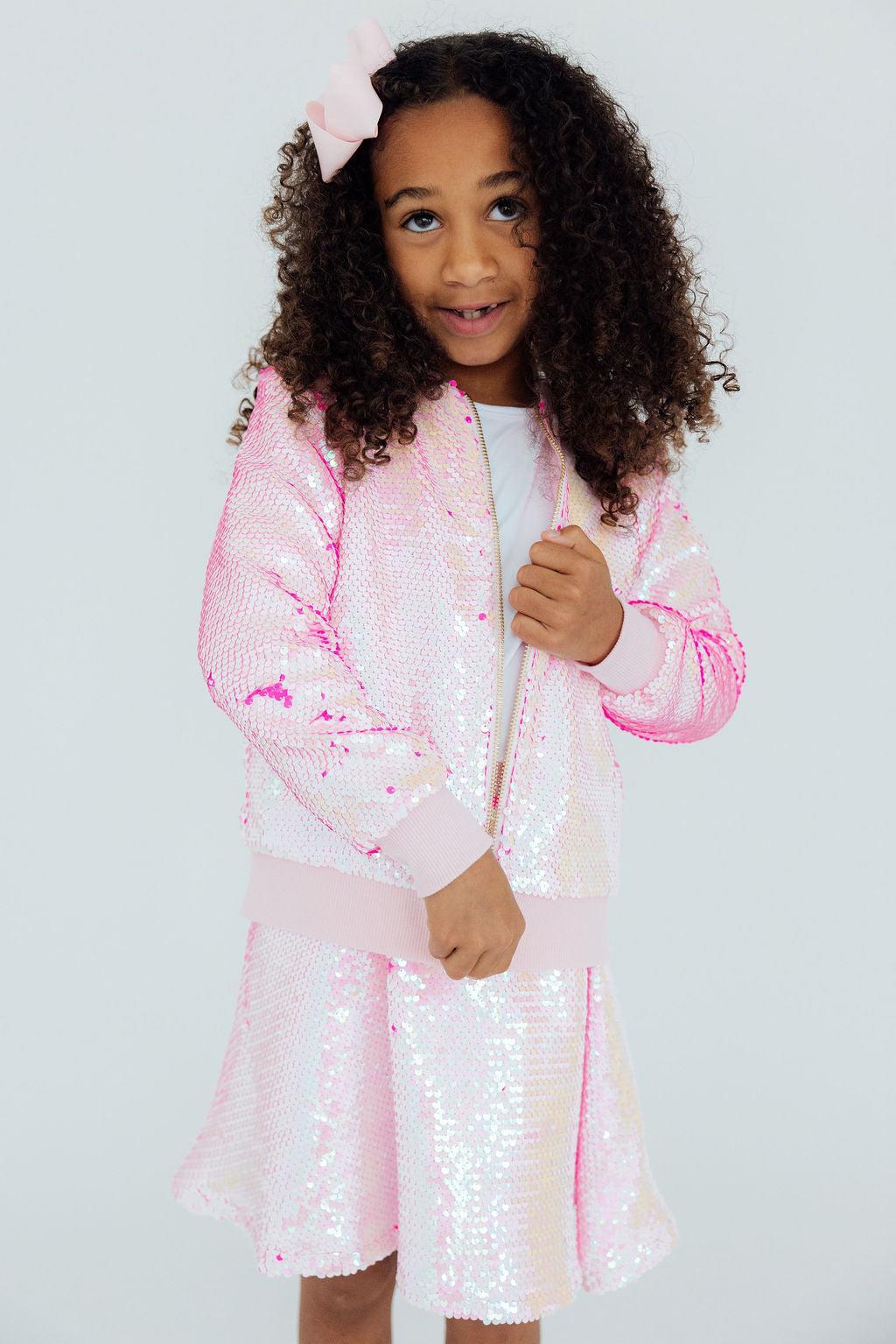 Diva Pink Flip Sequin Jacket - MaisonBeach