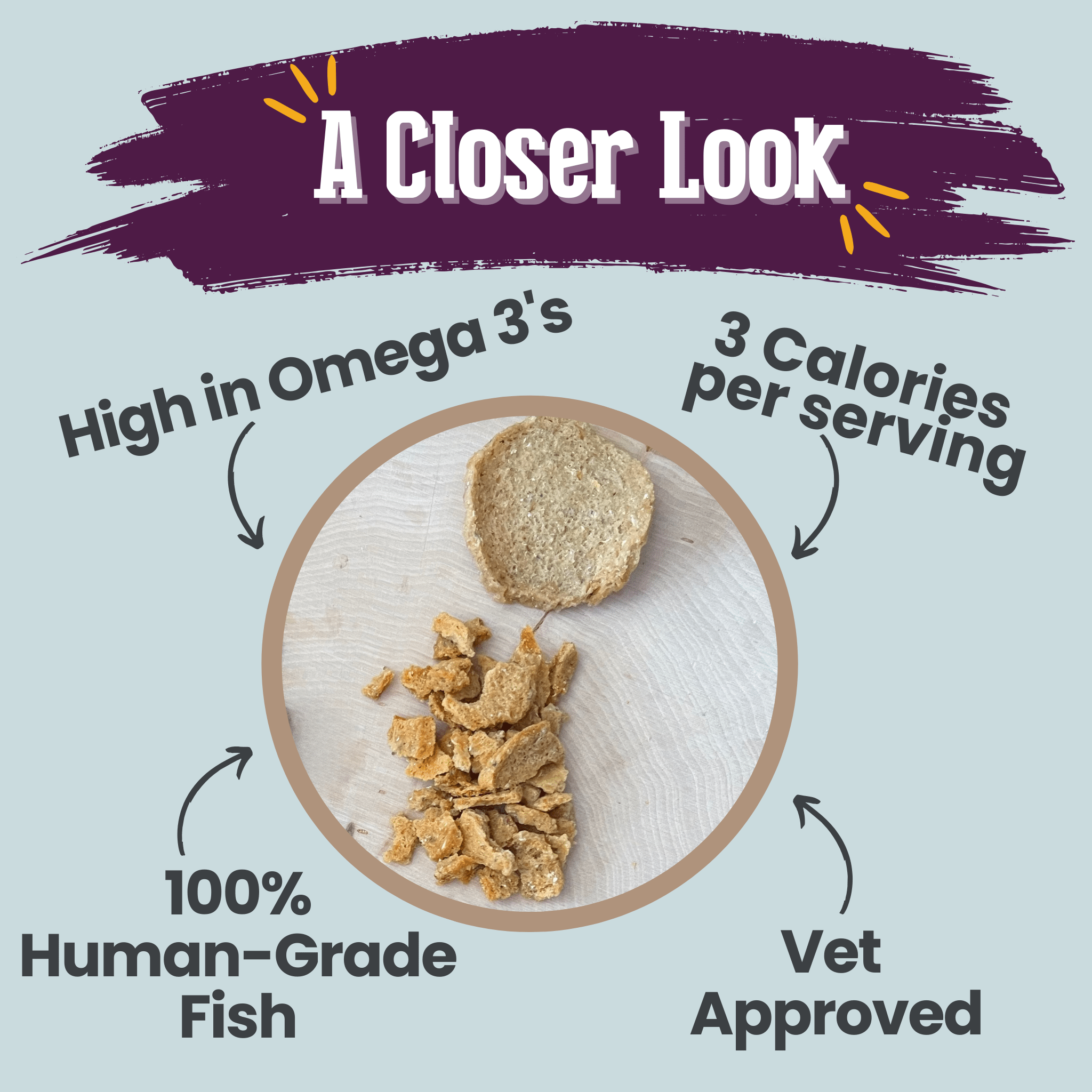 Fish Crumbles for Cats | All-Natural Fish Cat Treats - MaisonBeach