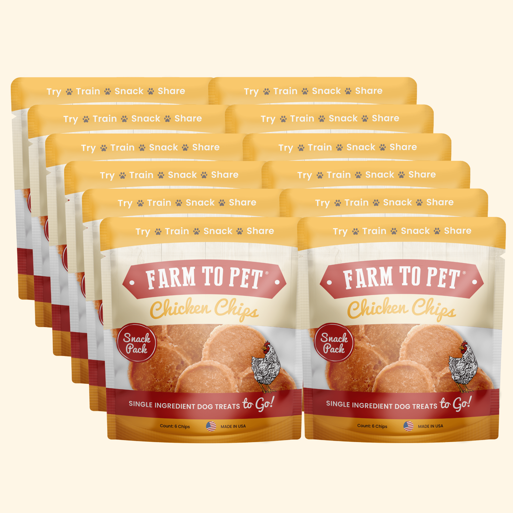 Chicken Chips Snack Pack Bundles | Dog Party Favors & Training Treats - MaisonBeach