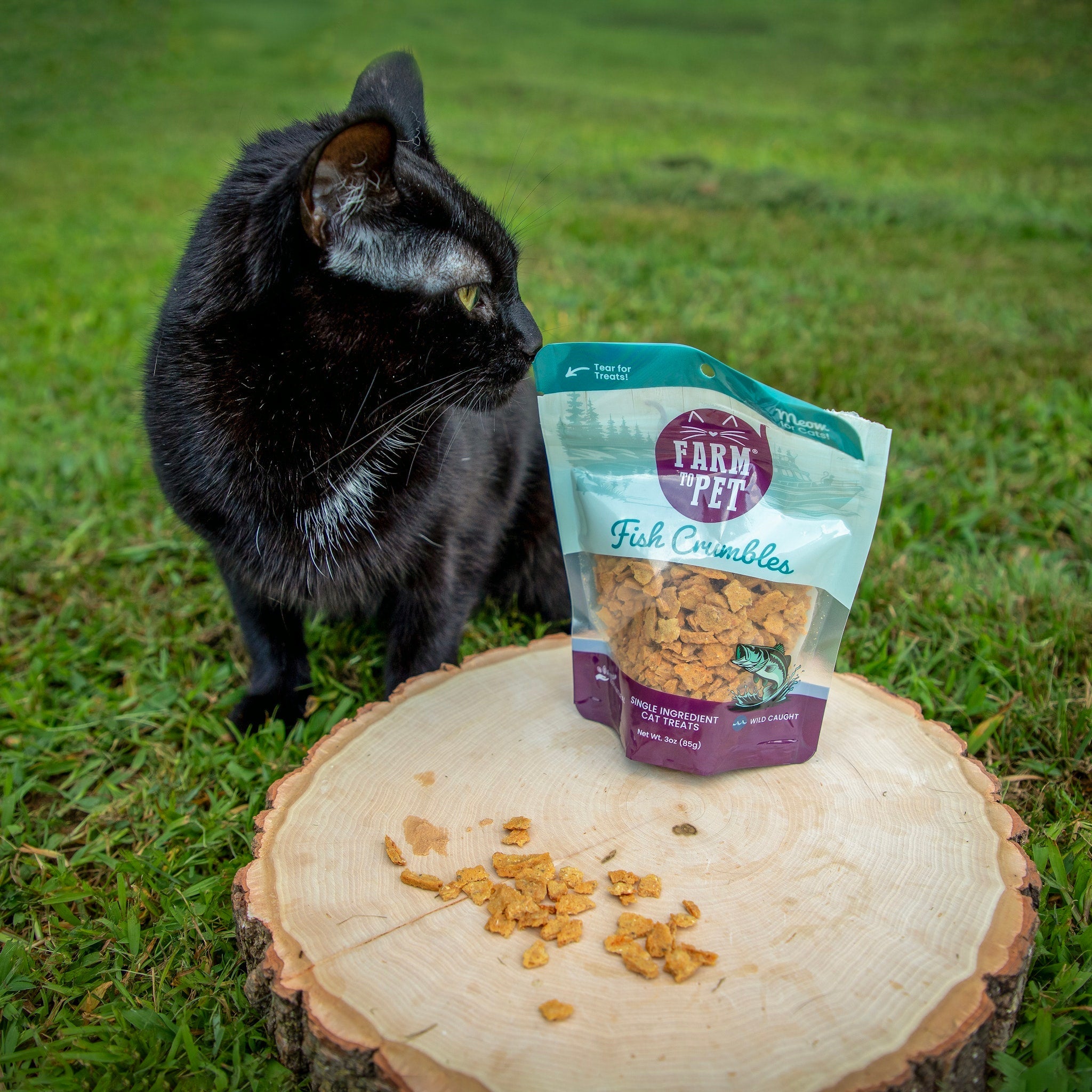 Fish Crumbles for Cats | All-Natural Fish Cat Treats - MaisonBeach