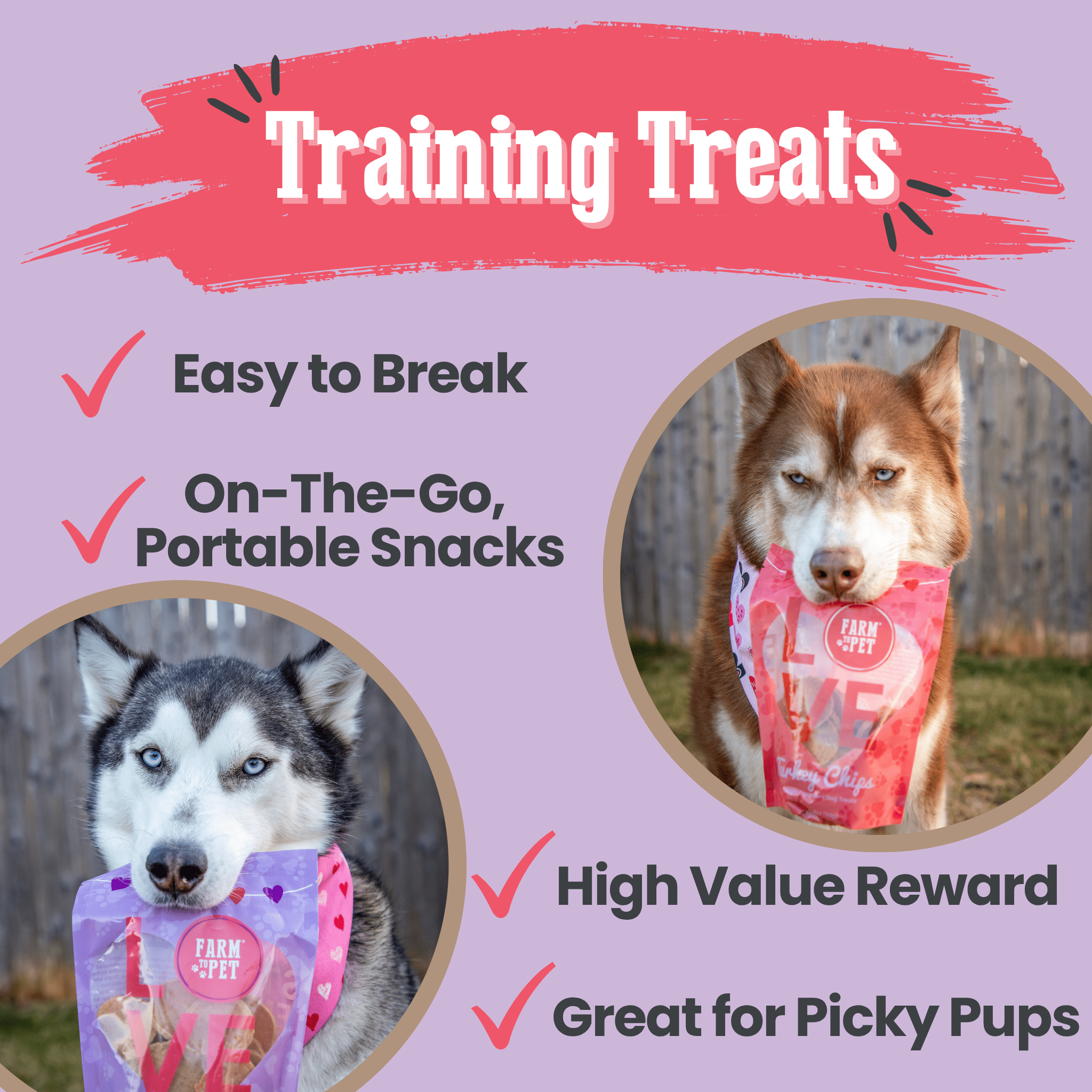 Puppy Love Dog Treat Duo | Poultry Chip Variety Pack - MaisonBeach