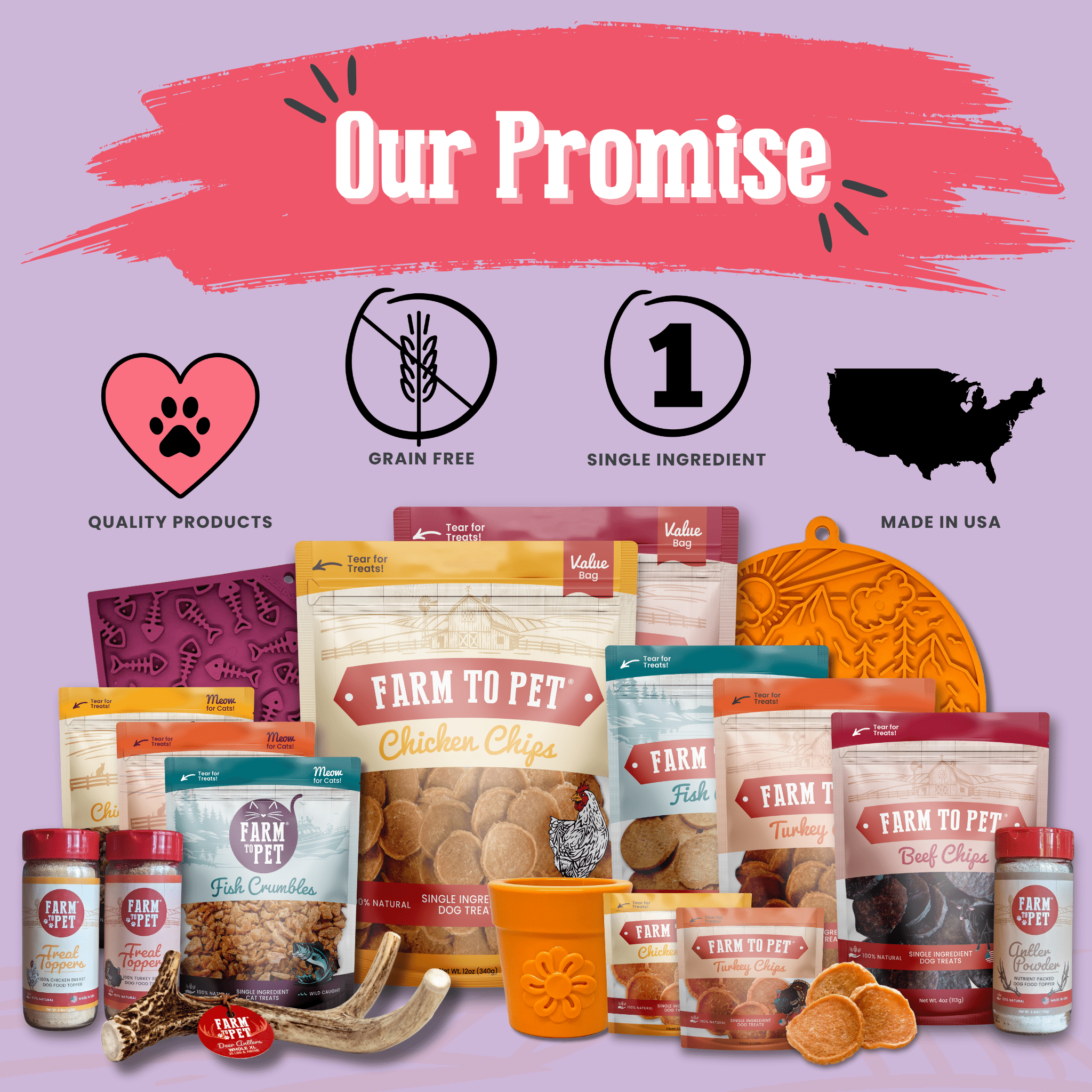 Puppy Love Dog Treat Duo | Poultry Chip Variety Pack - MaisonBeach