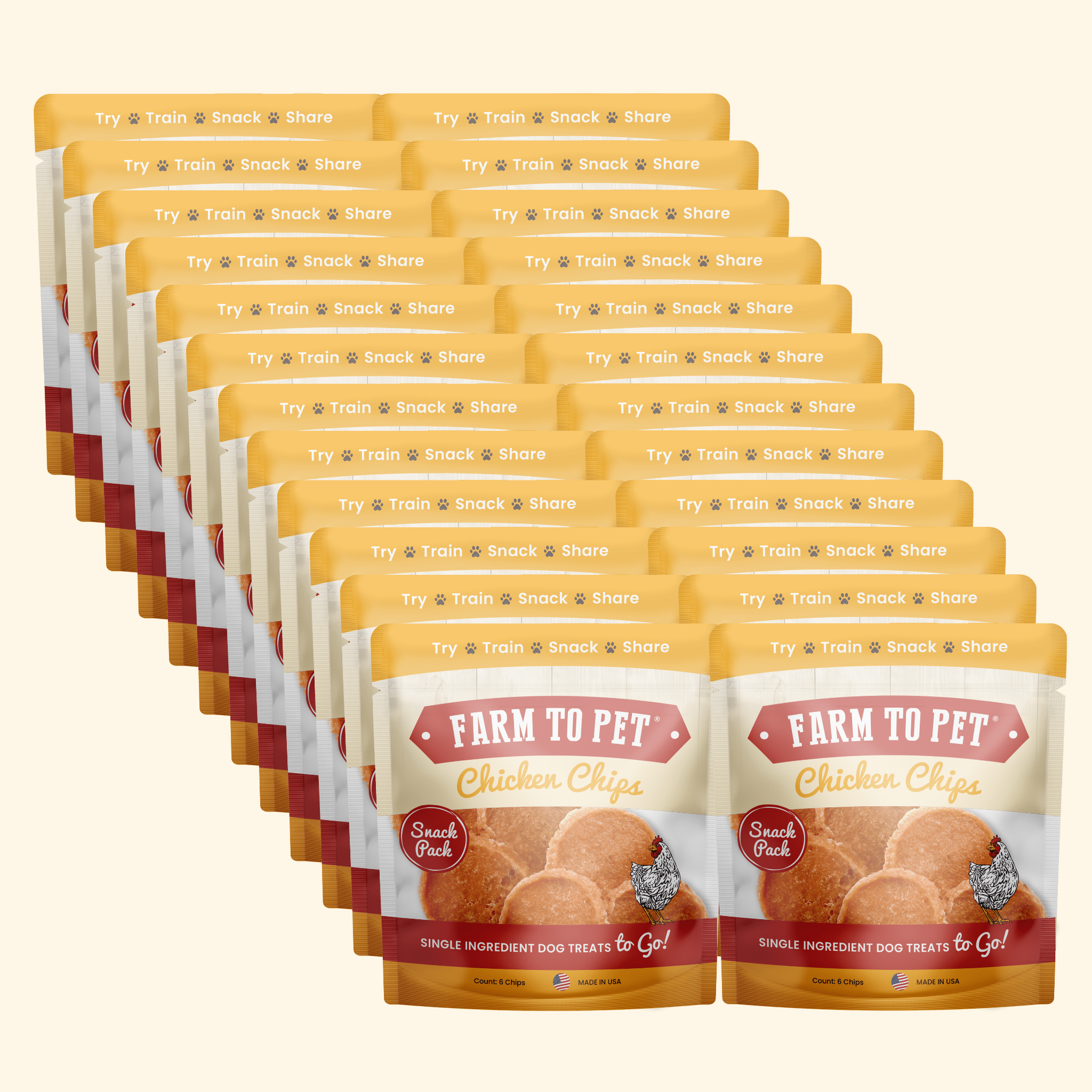 Chicken Chips Snack Pack Bundles | Dog Party Favors & Training Treats - MaisonBeach