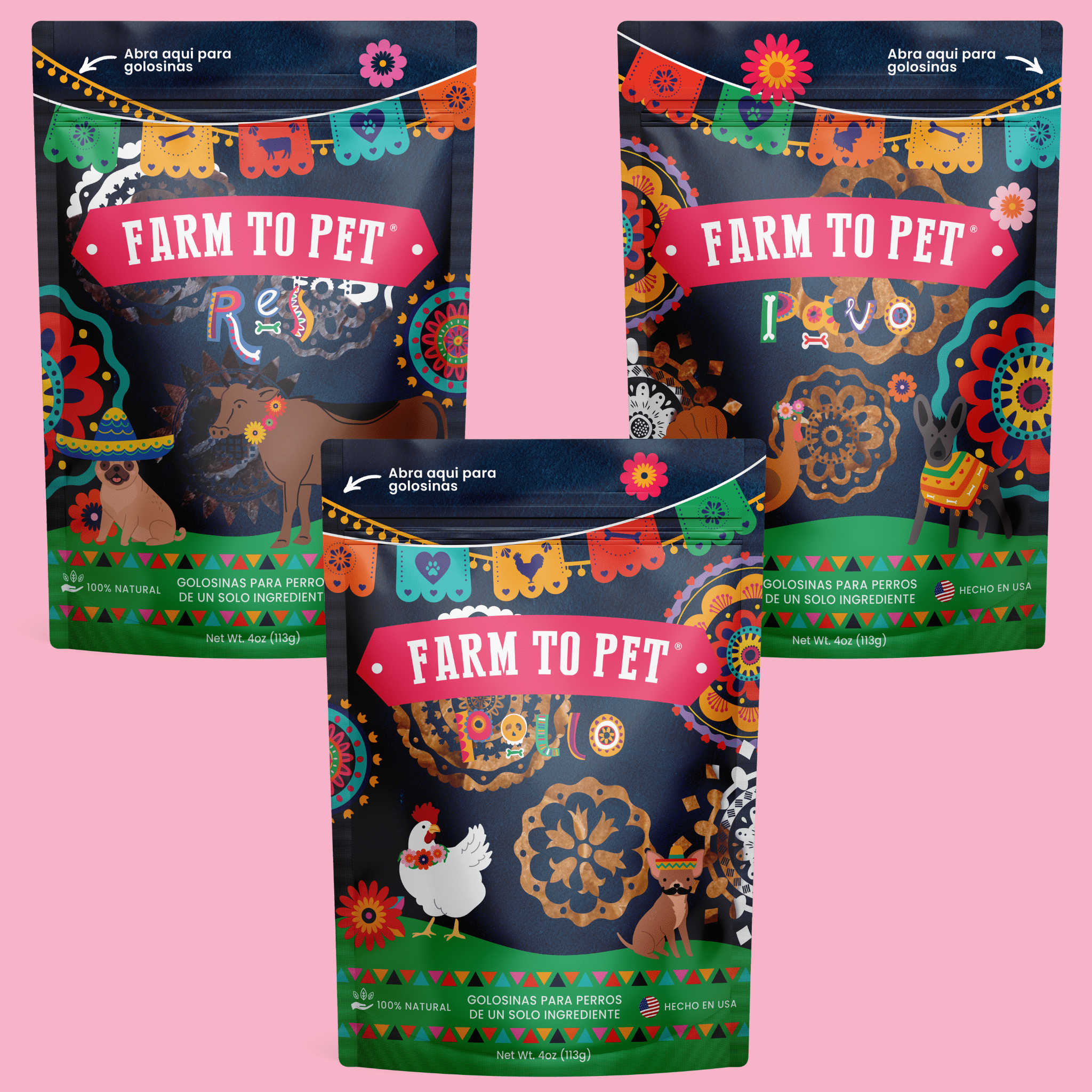 Premios Para Perros Fiesta Pack | Dog Treat Variety Bundle - MaisonBeach