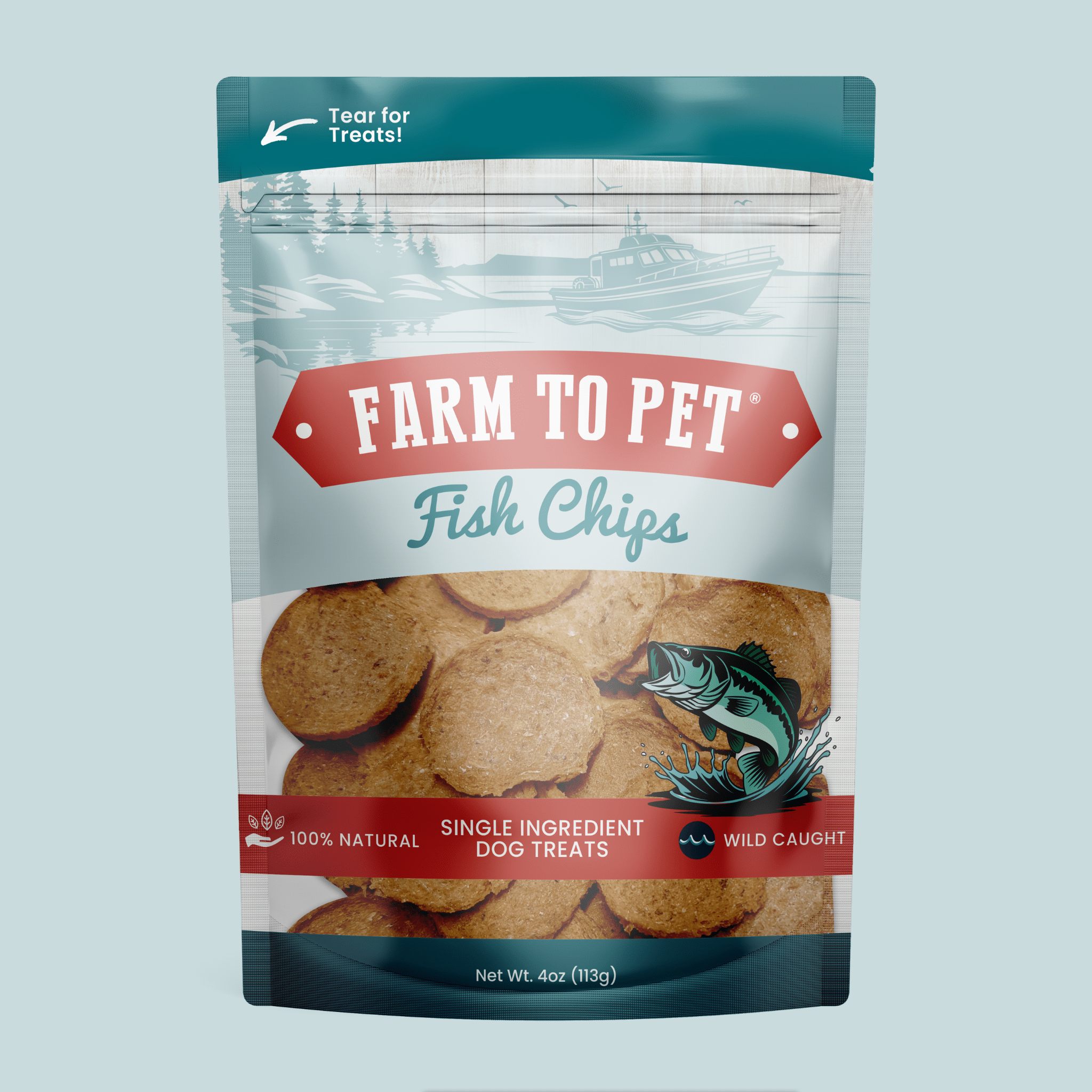 Fish Chips for Dogs | Wild-Caught Fish Dog Treats - MaisonBeach