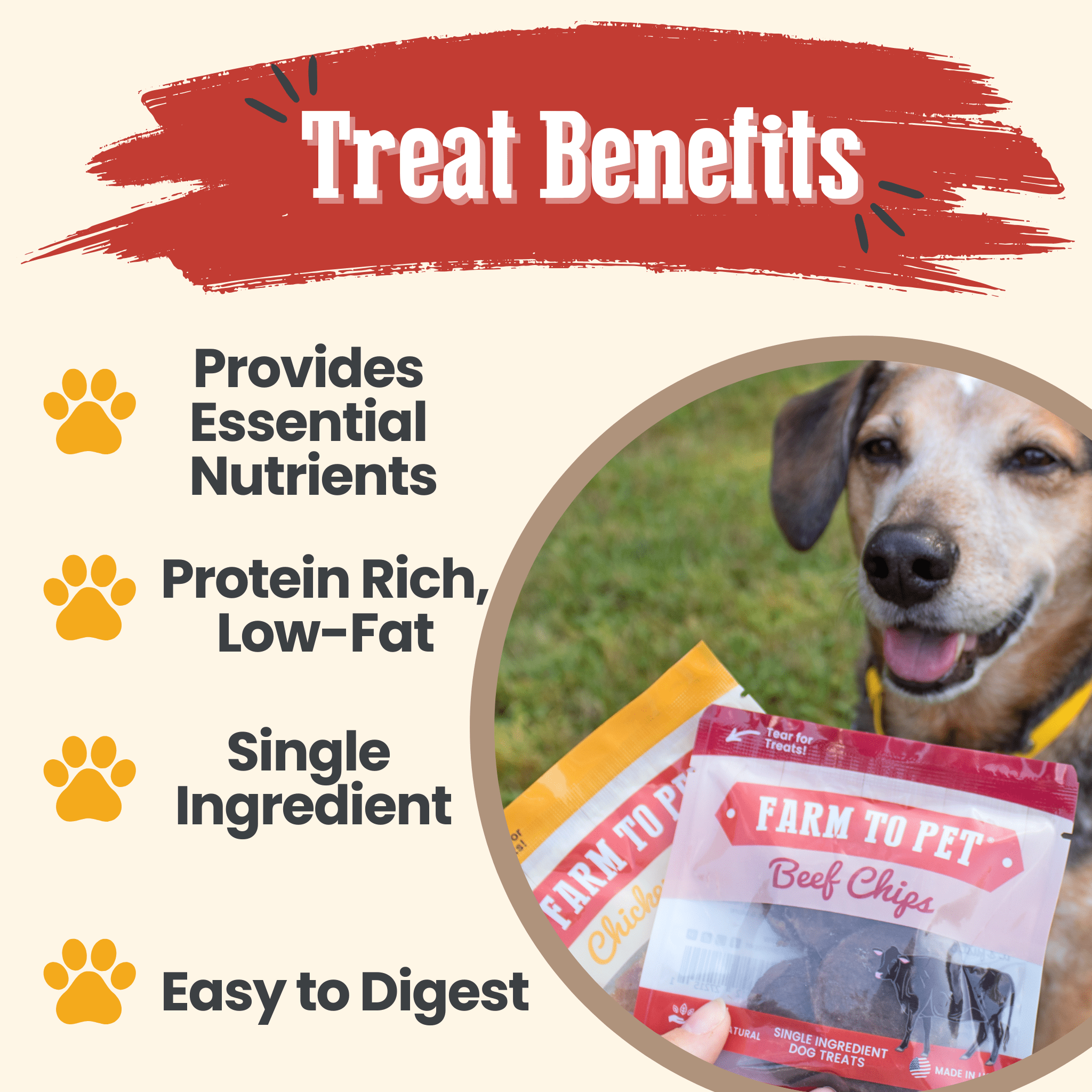 Puppy Packs 'n Snacks Dog Treat Starter Pack | Single-Ingredient Training Treats - MaisonBeach
