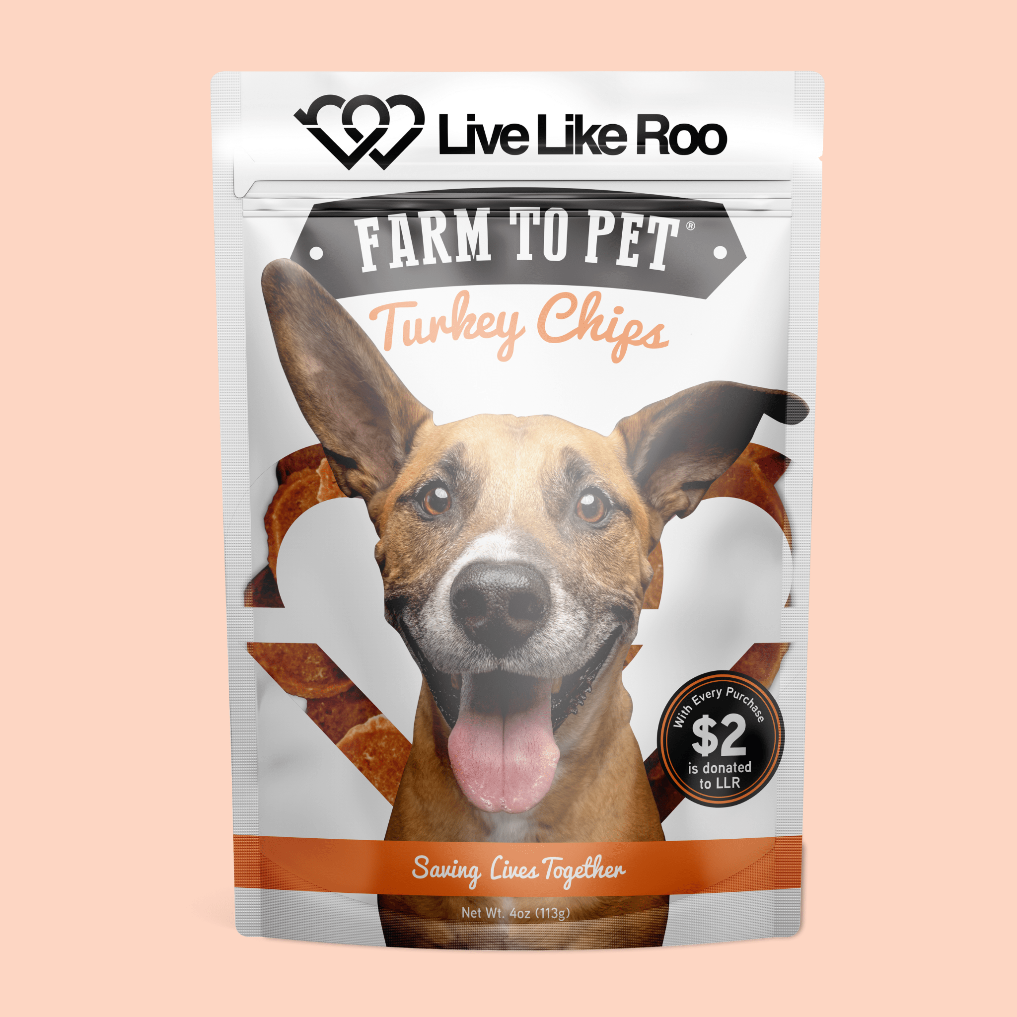 Live Like Roo Turkey Chips for Dogs | Dog Treats That Give Back - MaisonBeach