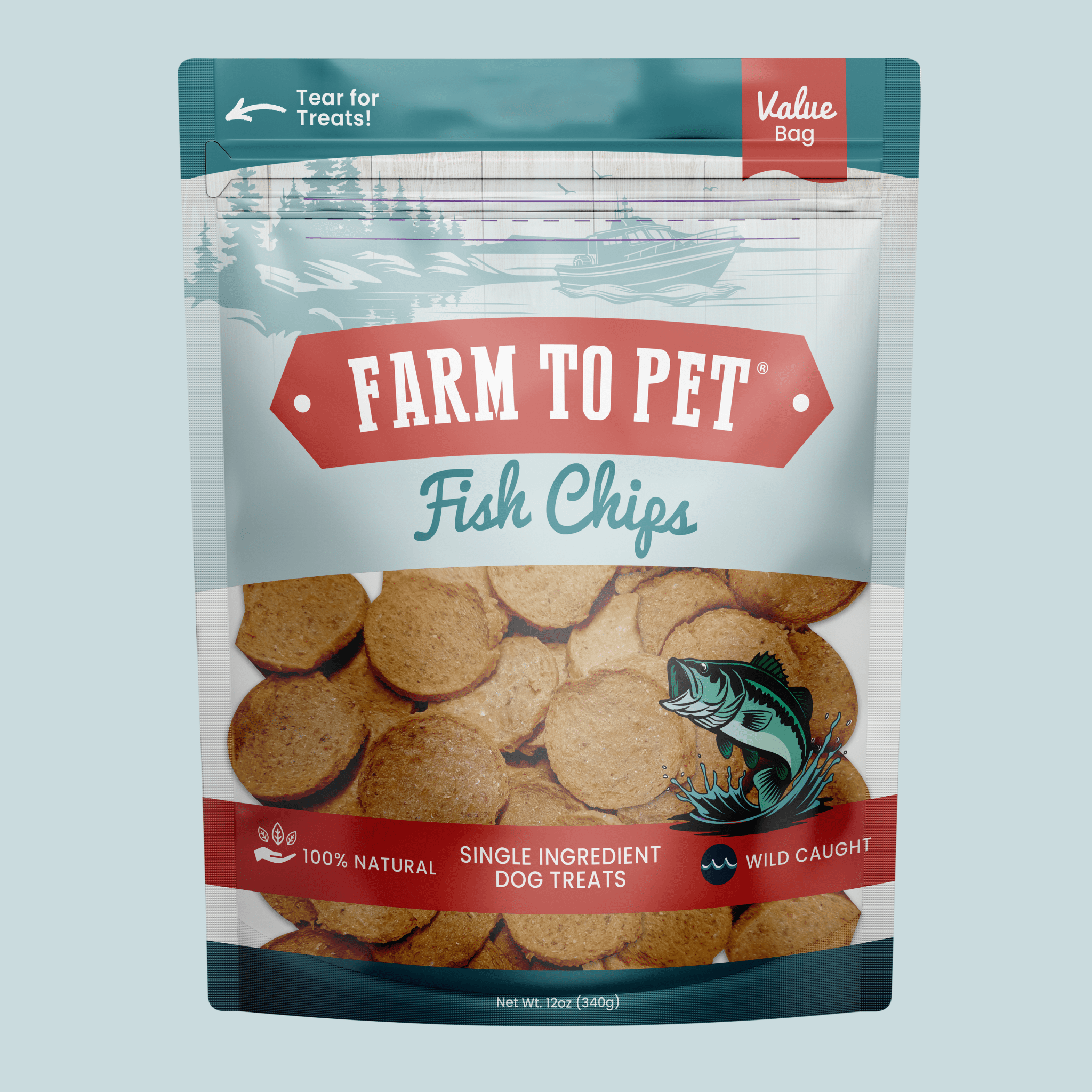 Fish Chips for Dogs | Wild-Caught Fish Dog Treats - MaisonBeach