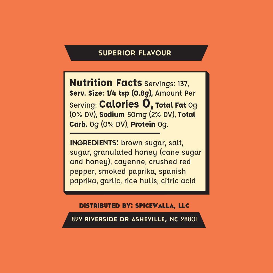Hot Honey BBQ Rub - MaisonBeach