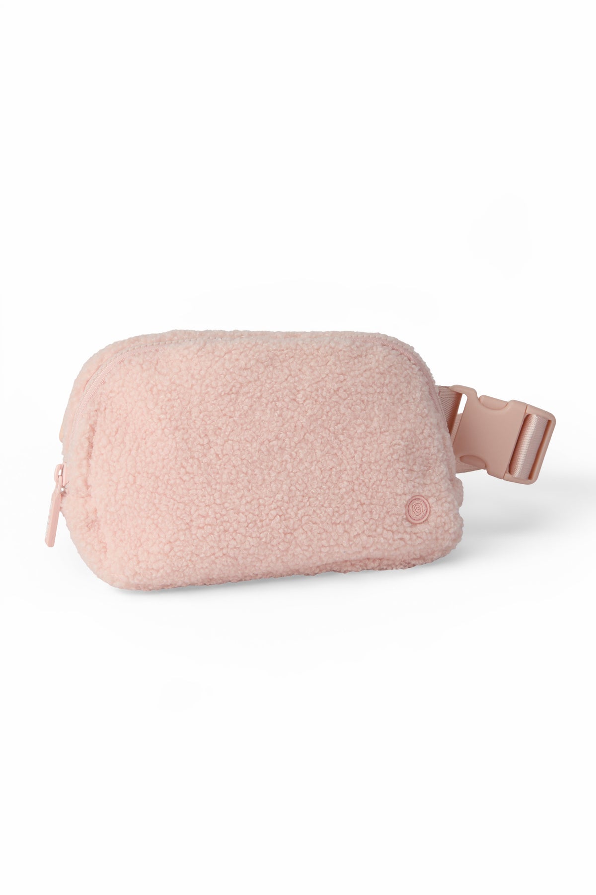 Light Pink Fleece Belt Bag - MaisonBeach