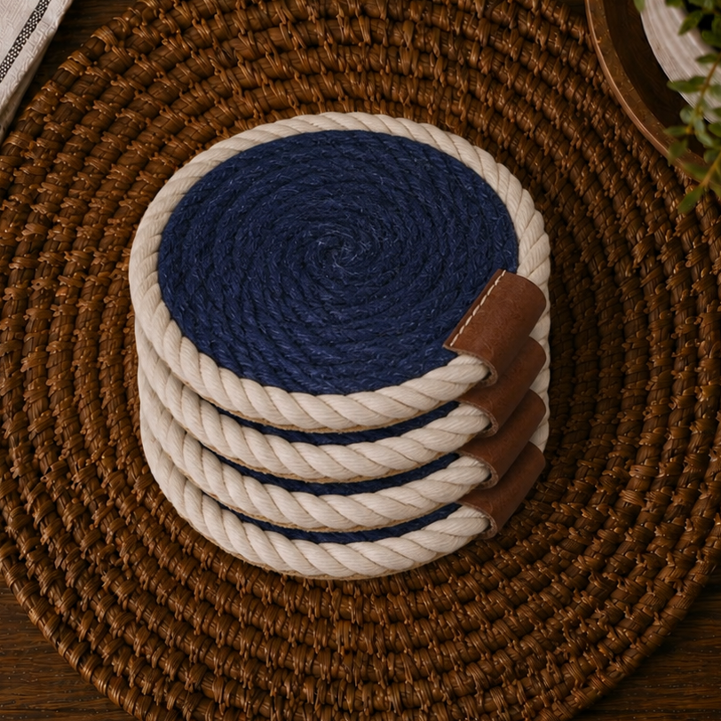 Nautical Rope Braided Coaster - MaisonBeach