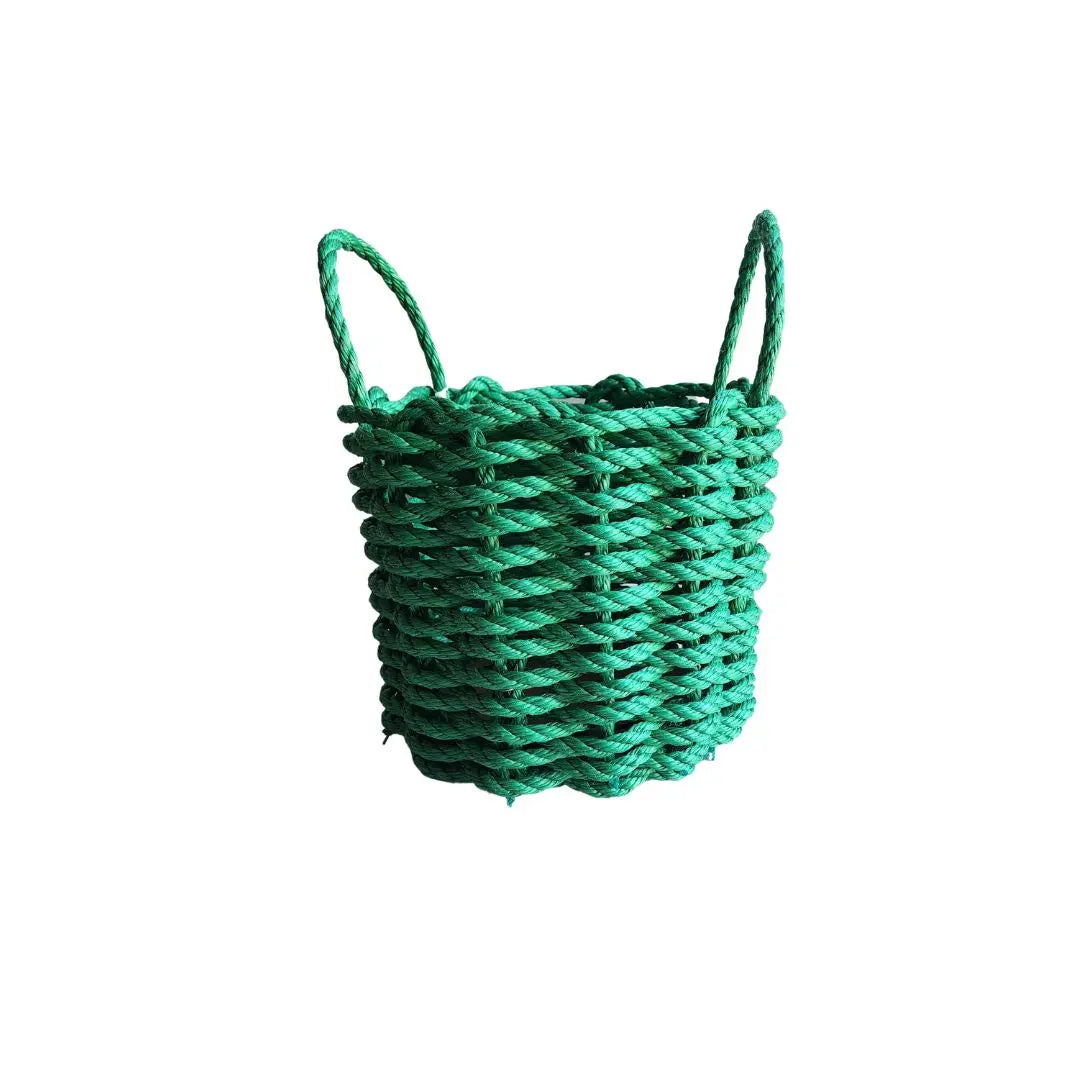 Solid, Single Color Maine Lobster Rope Basket, Handmade - MaisonBeach
