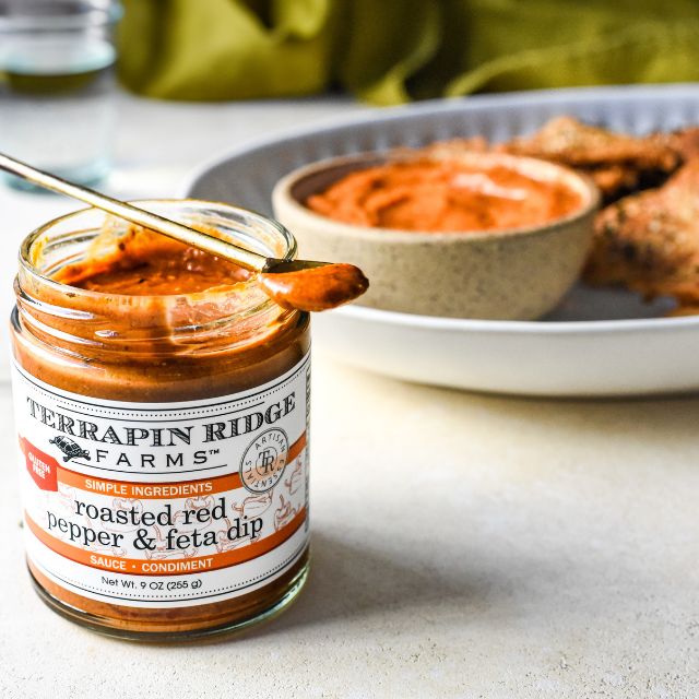 Roasted Red Pepper & Feta Dip - MaisonBeach