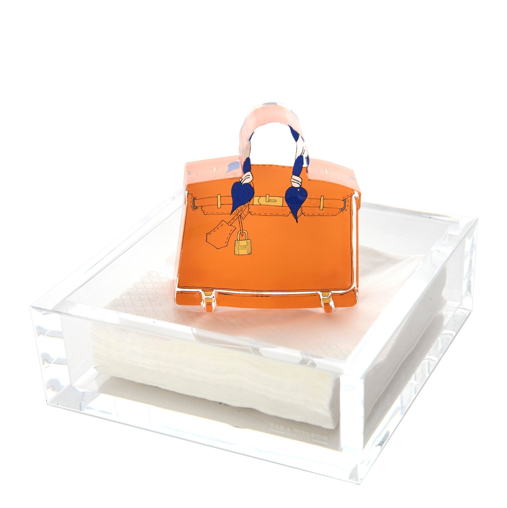 B Bag Acrylic Cocktail Napkin Holder - MaisonBeach