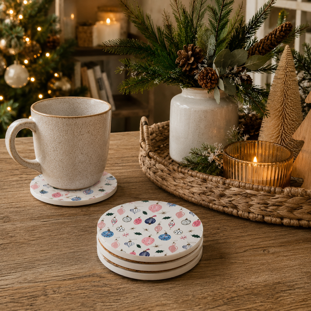 Christmas Coasters - MaisonBeach
