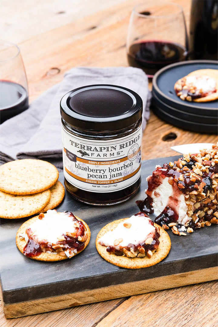 Blueberry Bourbon Pecan Jam - 5 oz - MaisonBeach