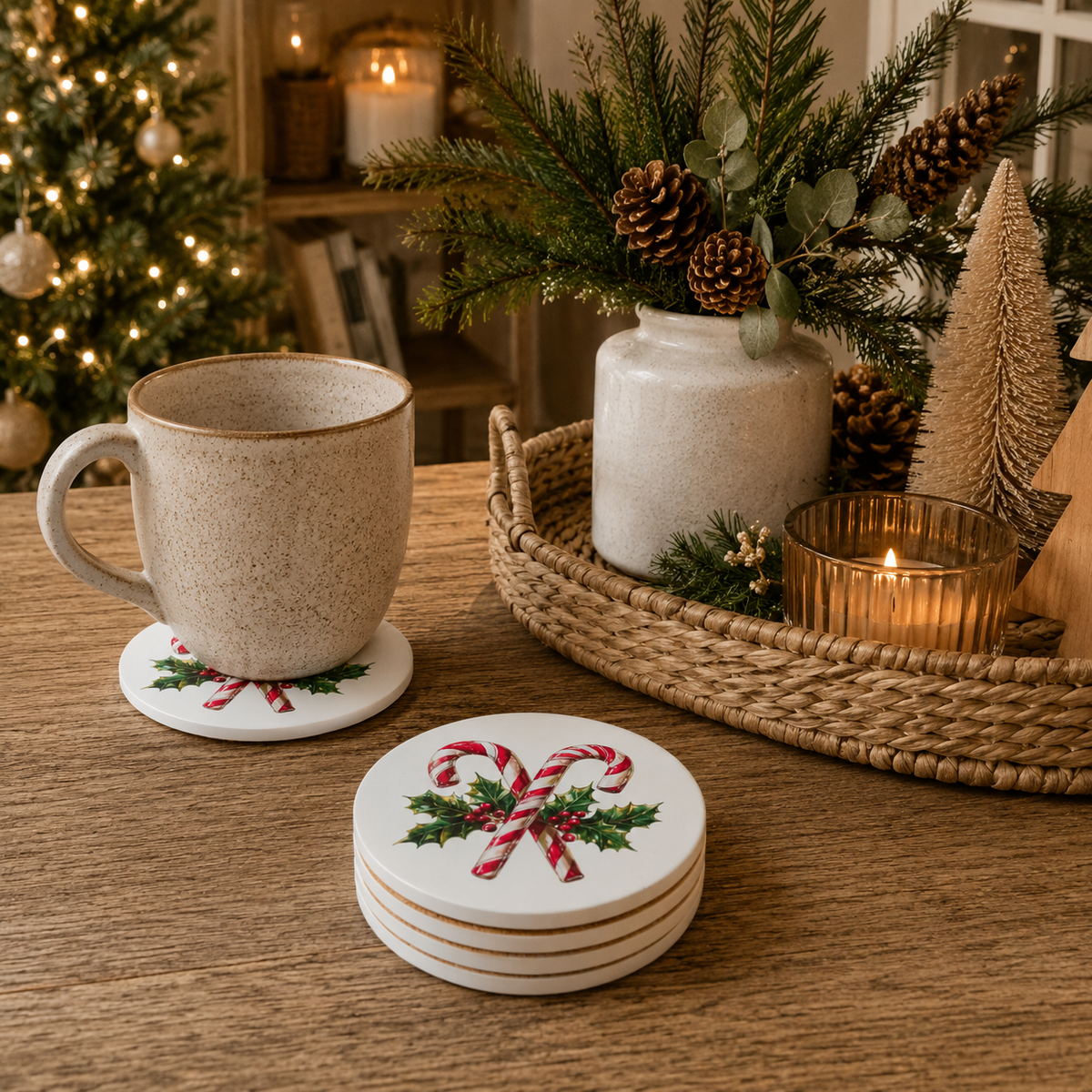 Christmas Coasters - MaisonBeach