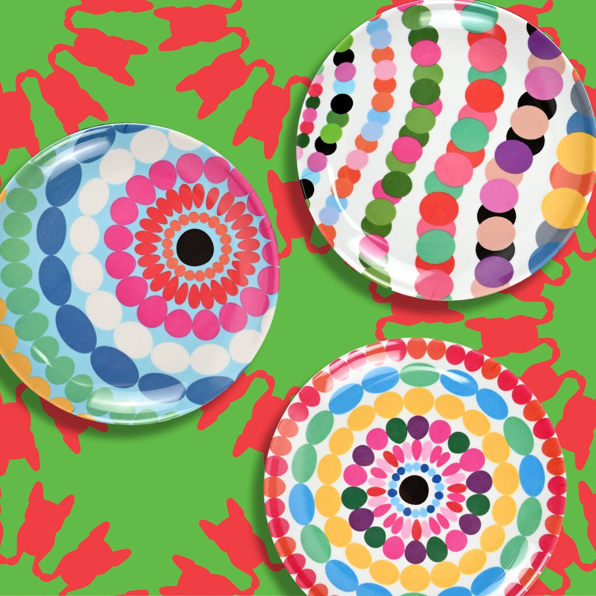 French Bull - Bauble 6.5" Appetizer Plate - Set of 6
