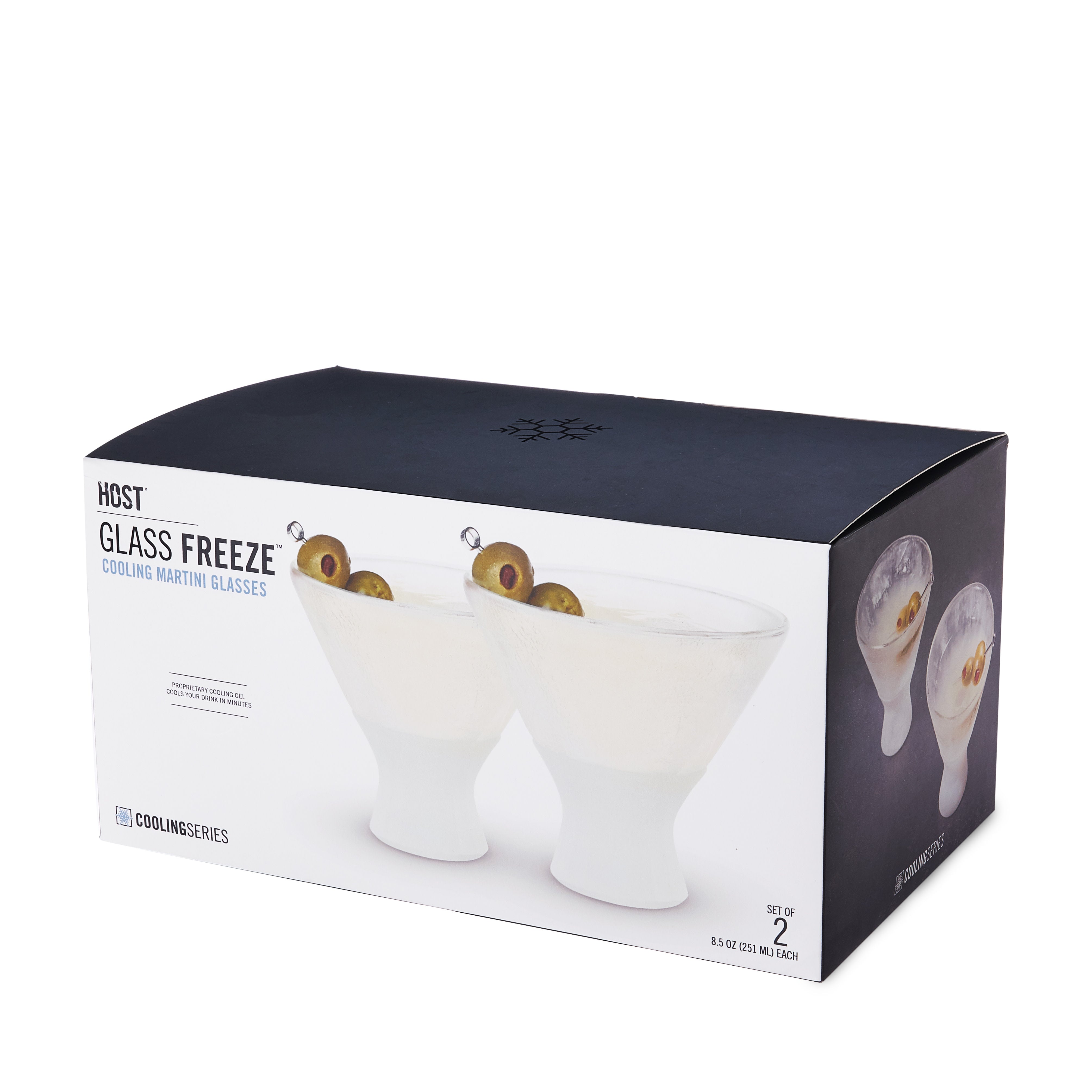 Glass Martini FREEZE™ , Set of 2