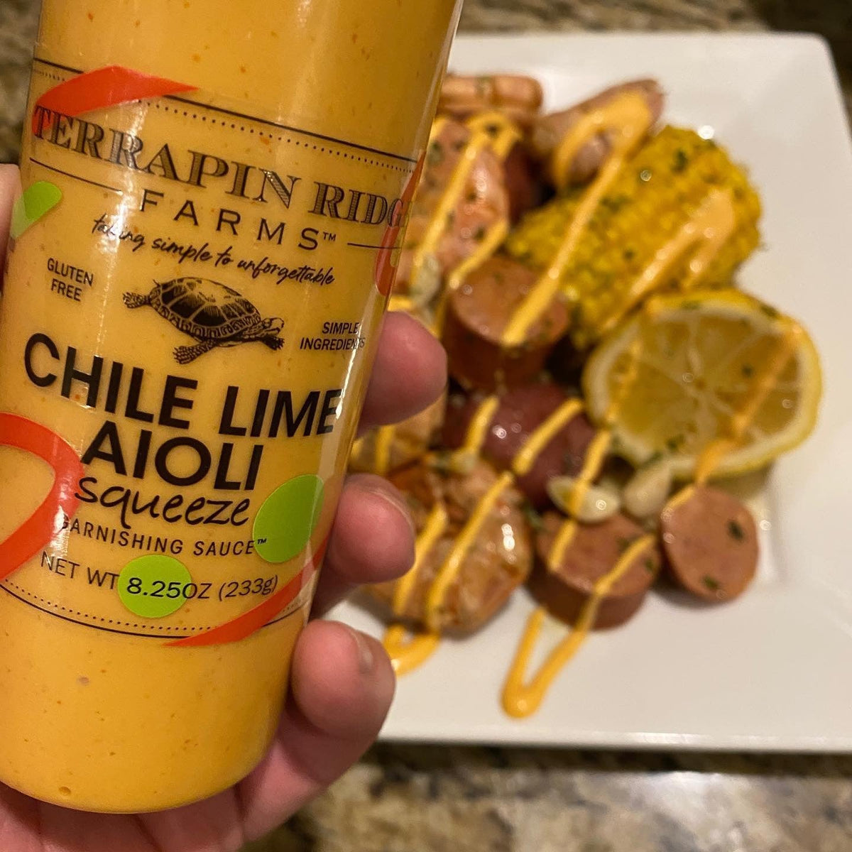 Chile Lime Aioli Squeeze Garnishing Sauce - MaisonBeach